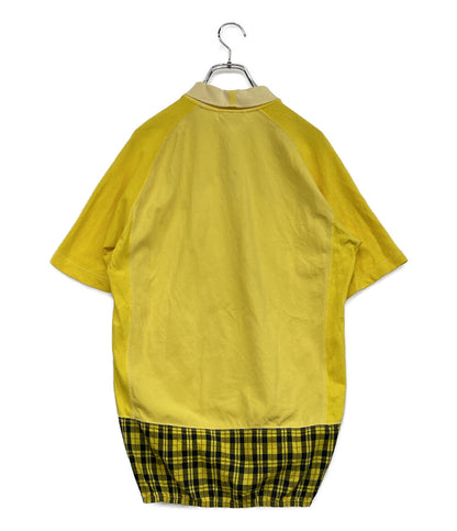 JUNYA WATANABE×BROOKS BROTHERS ブルックスブラザーズ 刺繍切替ポロシャツ WK-T910 メンズ SIZE M ジュンヤワタナベ