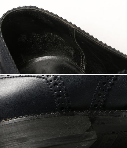 J.M.WESTON ジェイエムウエストン ドレスシューズ 355 4 EYELETS DERBY ネイビー メンズ SIZE 8D