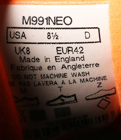 ニューバランス スニーカー 991NEO BLK ORG メンズ SIZE USA8.5 new balance