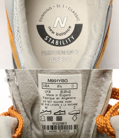 new balance スニーカー M991YBG メンズ SIZE USA 8.5 ニューバランス