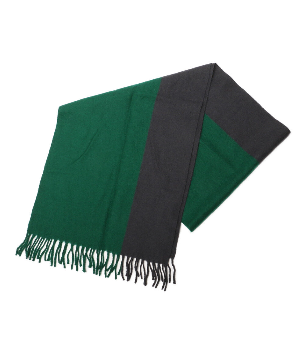 YOHJI YAMAMOTO POUR HOMME 80s 丸ロゴ ツートンマフラー メンズ ヨウジヤマモトプールオム