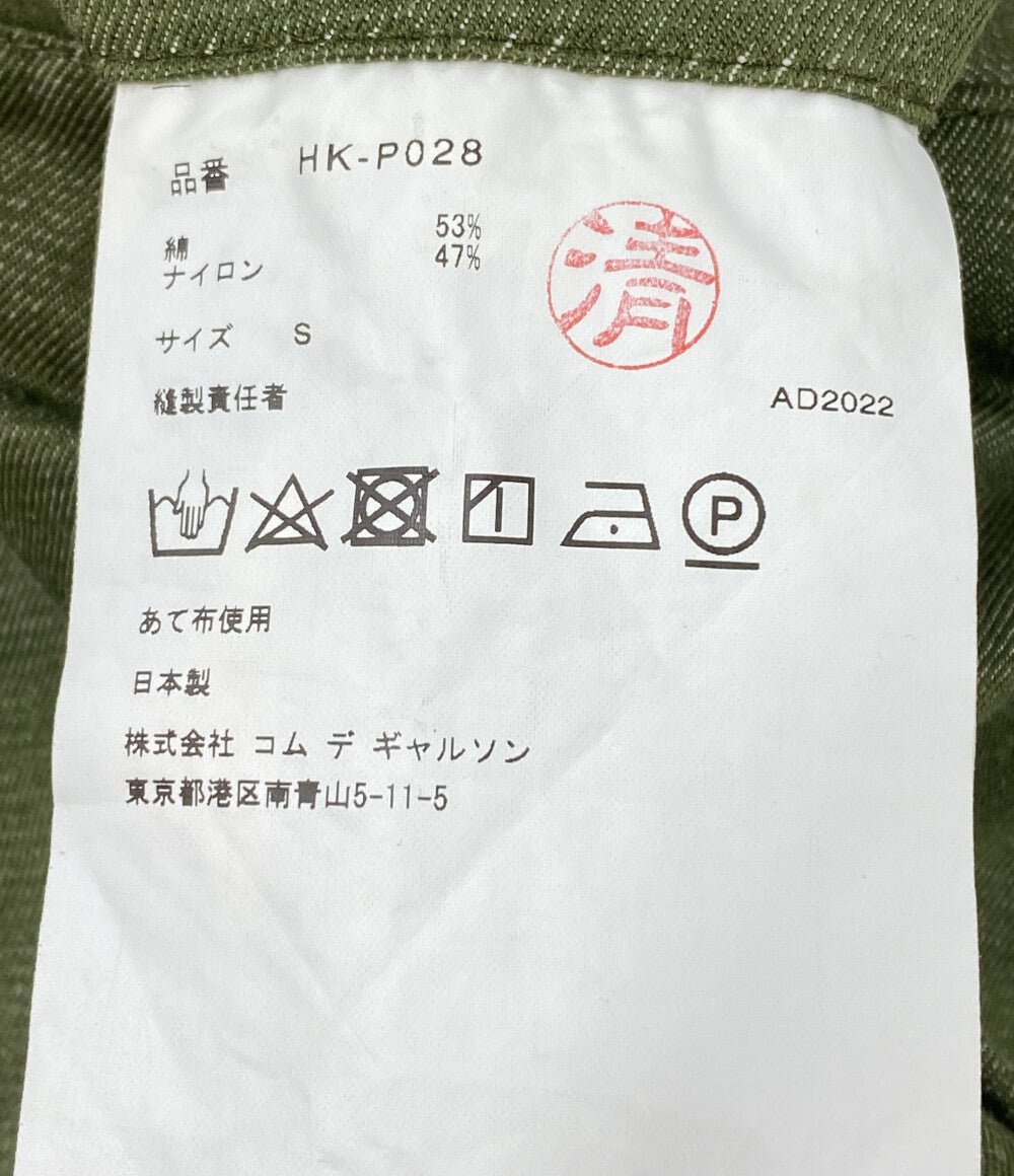 コムデギャルソンオム 美品 コットンナイロンワイドミリタリーカーゴショーツ 23ss HK-P028 メンズ SIZE S COMME des GARCONS HOMME