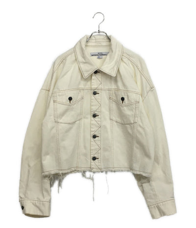 アーペーセー ナターシャラムゼイレヴィ デニムジャケット ホワイト 24243-1-39394 メンズ SIZE L A・P・C×Natacha Ramsay-Levi