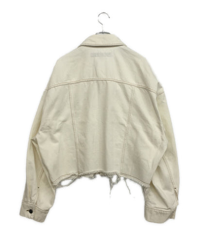 アーペーセー ナターシャラムゼイレヴィ デニムジャケット ホワイト 24243-1-39394 メンズ SIZE L A・P・C×Natacha Ramsay-Levi