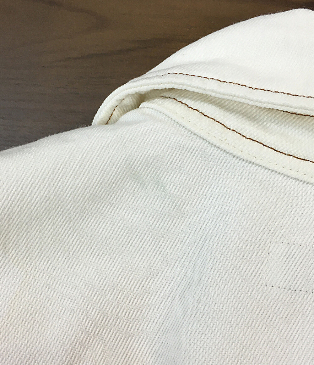 アーペーセー ナターシャラムゼイレヴィ デニムジャケット ホワイト 24243-1-39394 メンズ SIZE L A・P・C×Natacha Ramsay-Levi