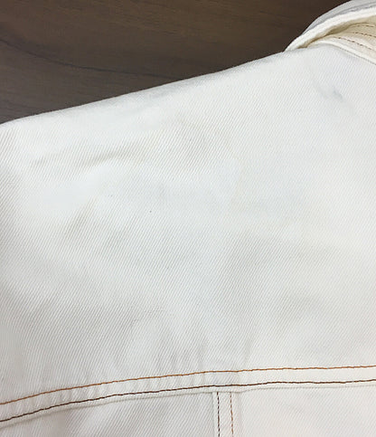 アーペーセー ナターシャラムゼイレヴィ デニムジャケット ホワイト 24243-1-39394 メンズ SIZE L A・P・C×Natacha Ramsay-Levi