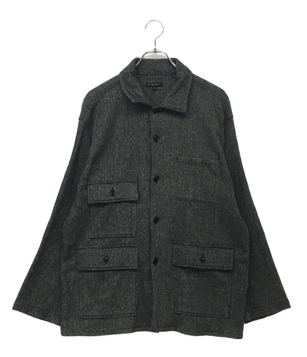エンジニアードガーメンツ ジャケット BA SHIRT JACKET POLY WOOL HERRINGBONE メンズ SIZE S ENGINEERED GARMENTS