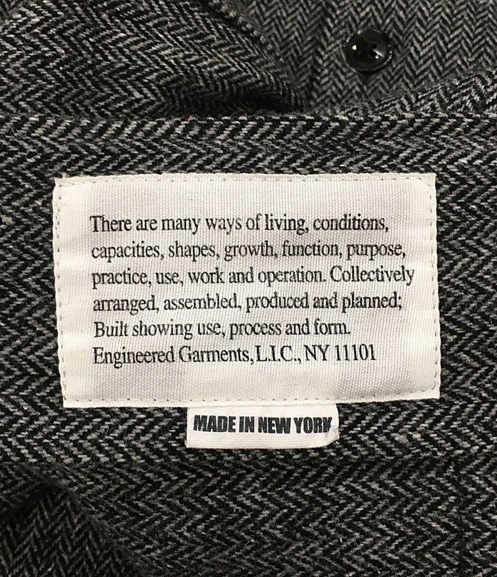 エンジニアードガーメンツ ジャケット BA SHIRT JACKET POLY WOOL HERRINGBONE メンズ SIZE S ENGINEERED GARMENTS