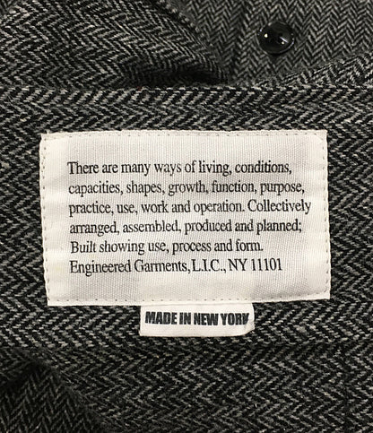 エンジニアードガーメンツ ジャケット BA SHIRT JACKET POLY WOOL HERRINGBONE メンズ SIZE S ENGINEERED GARMENTS