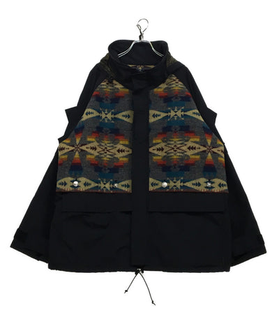 コムデギャルソンジュンヤワタナベマン 美品 マウンテンパーカー X PENDLETON NYLON MOUNTAIN PARKA 22AW WJ-J020 メンズ SIZE L JUNYA WATANABE MAN