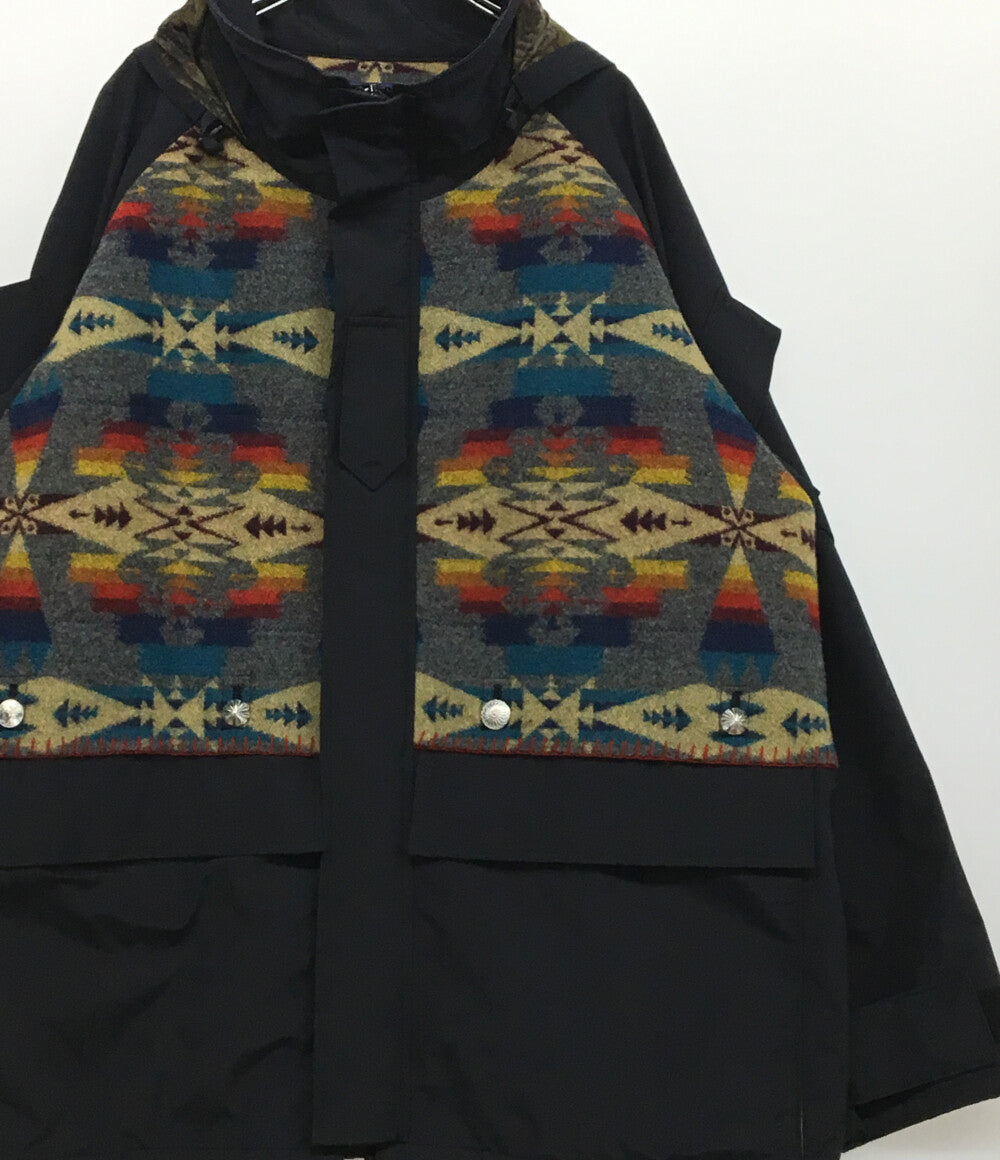 コムデギャルソンジュンヤワタナベマン 美品 マウンテンパーカー X PENDLETON NYLON MOUNTAIN PARKA 22AW WJ-J020 メンズ SIZE L JUNYA WATANABE MAN