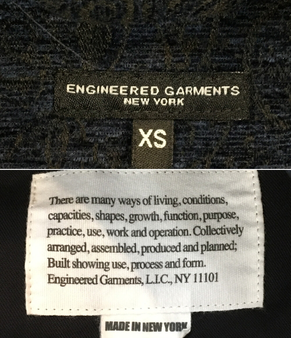 エンジニアードガーメンツ ジャケット テーラードジャケット ブラック×ブルー メンズ SIZE XS ENGINEERED GARMENTS