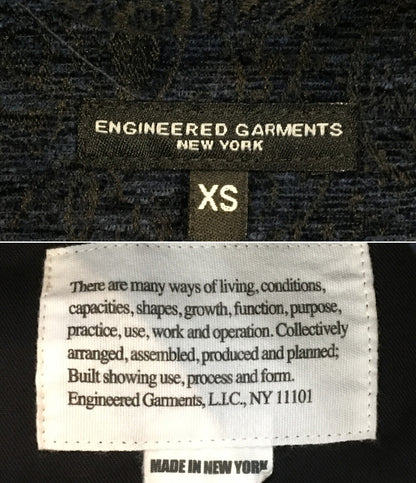 エンジニアードガーメンツ ジャケット テーラードジャケット ブラック×ブルー メンズ SIZE XS ENGINEERED GARMENTS