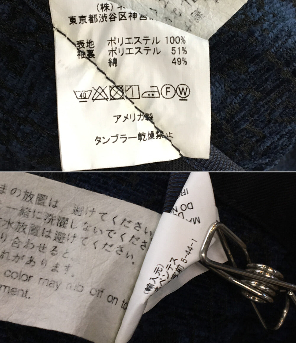 エンジニアードガーメンツ ジャケット テーラードジャケット ブラック×ブルー メンズ SIZE XS ENGINEERED GARMENTS