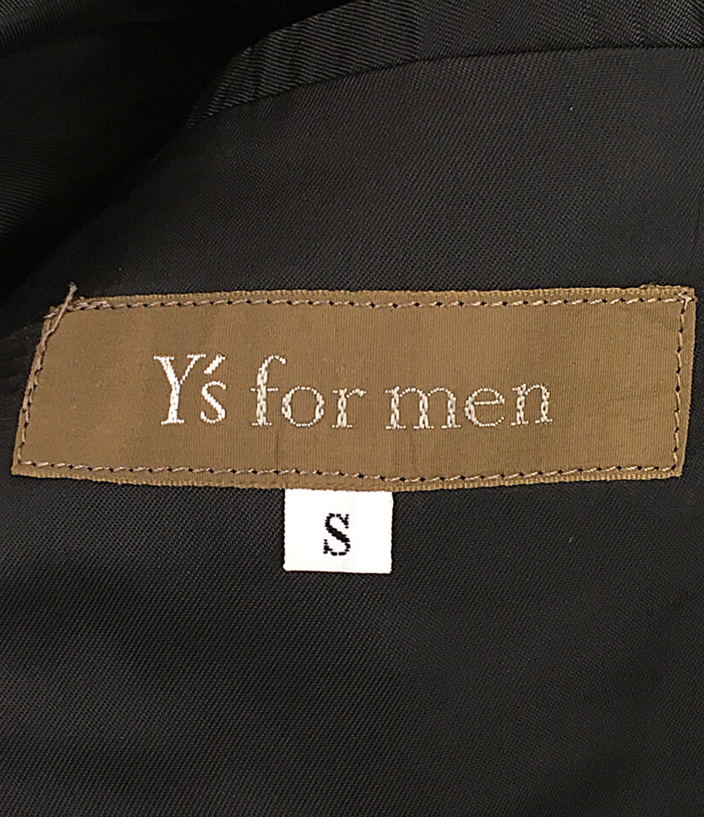 ワイズ フォー メン ノーカラージャケット 3ポケット ブラック 94AW MV-J15-106 メンズ SIZE S Y's for men