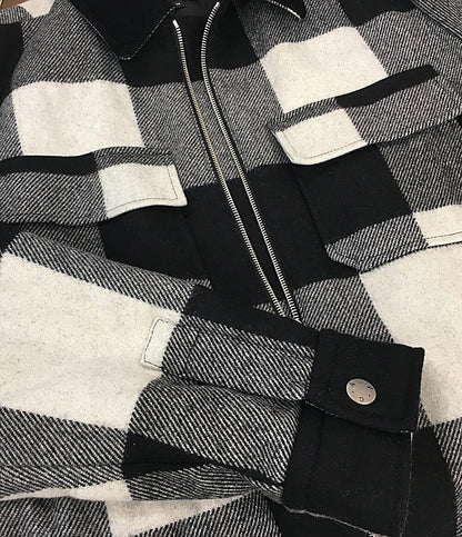 A・P・C カバーオール NEW IAN 22A ホワイト×ブラック 24216-1-35691 メンズ SIZE M アーペーセー