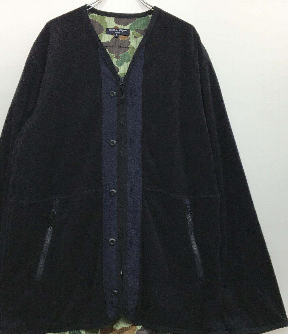 コムデギャルソンオム カーディガン ネイビー HM-T015 メンズ SIZE L