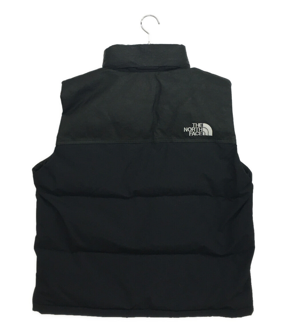 ザノースフェイス ダウンベスト GTX Leather Nuptse Vest ブラック ND92431R メンズ SIZE XL THE NORTH FACE