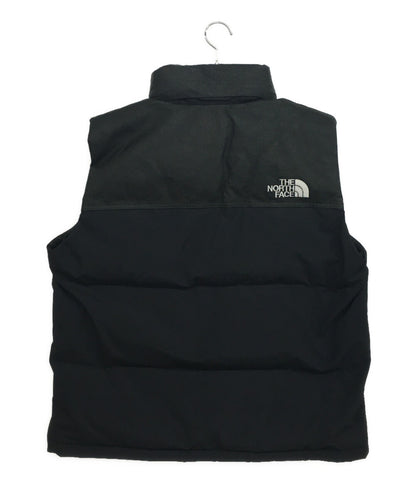 ザノースフェイス ダウンベスト GTX Leather Nuptse Vest ブラック ND92431R メンズ SIZE XL THE NORTH FACE