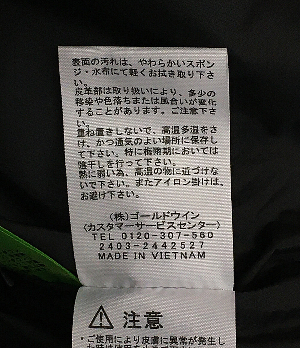 ザノースフェイス ダウンベスト GTX Leather Nuptse Vest ブラック ND92431R メンズ SIZE XL THE NORTH FACE