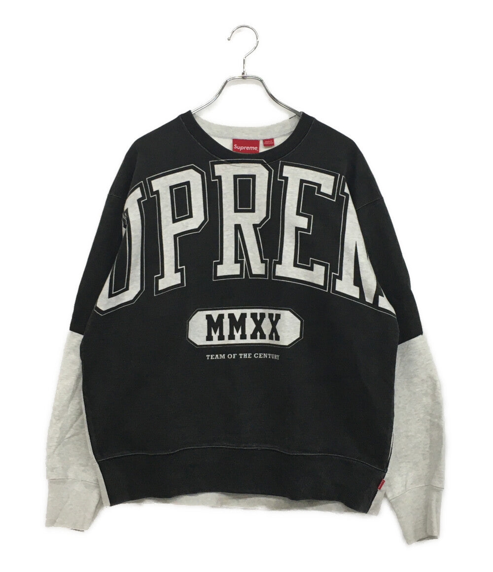 Supreme スウェット Over print crew neck sweat shirt メンズ SIZE M シュプリーム