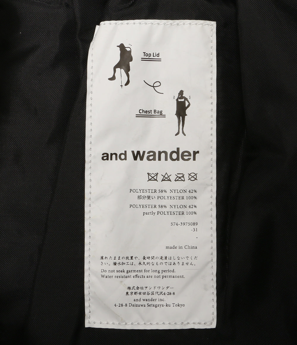 アンドワンダー リュック ECOPAK 30L メンズ and wander