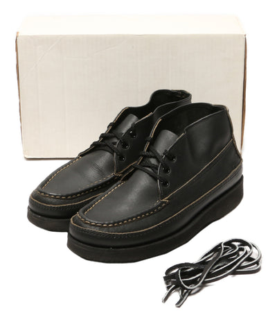 ラッセルモカシン チャッカブーツ ブラック メンズ SIZE 8 RUSSELL MOCCASIN