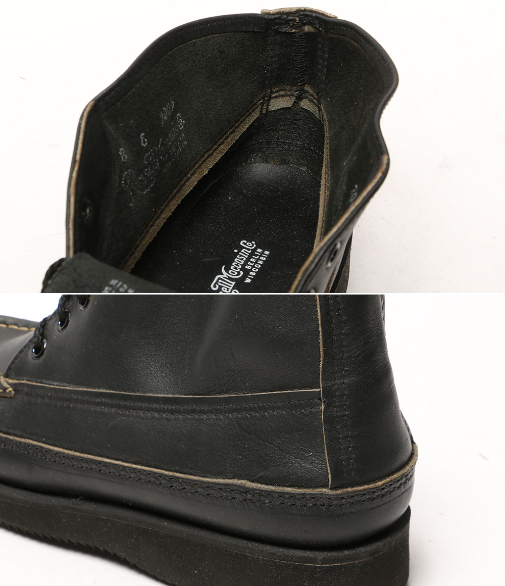 ラッセルモカシン チャッカブーツ ブラック メンズ SIZE 8 RUSSELL MOCCASIN