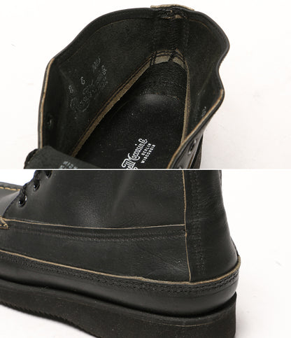 ラッセルモカシン チャッカブーツ ブラック メンズ SIZE 8 RUSSELL MOCCASIN