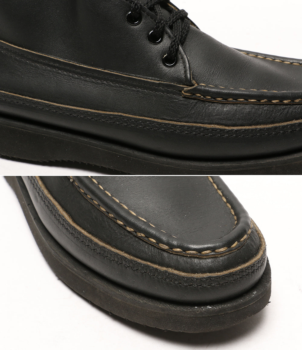 ラッセルモカシン チャッカブーツ ブラック メンズ SIZE 8 RUSSELL MOCCASIN