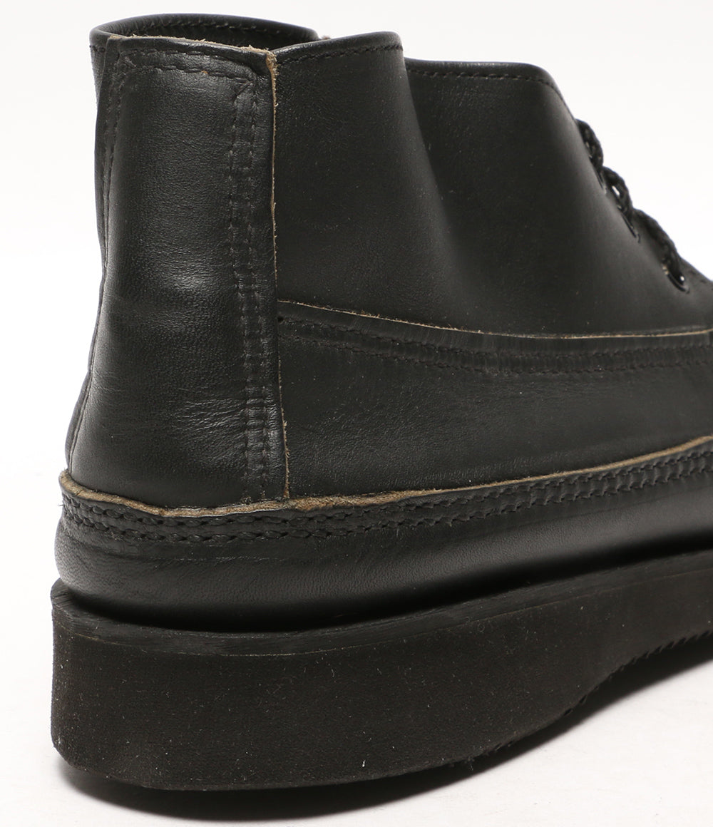 ラッセルモカシン チャッカブーツ ブラック メンズ SIZE 8 RUSSELL