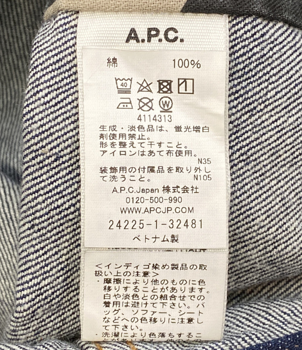 A・P・C アベイシングエイプ デニムジャケット ×a bathing ape メンズ SIZE L アーペーセー