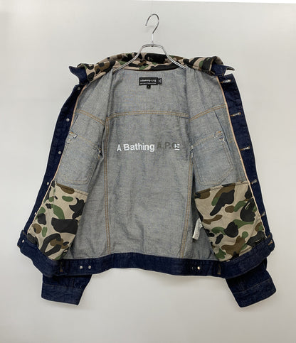 A・P・C アベイシングエイプ デニムジャケット ×a bathing ape メンズ SIZE L アーペーセー