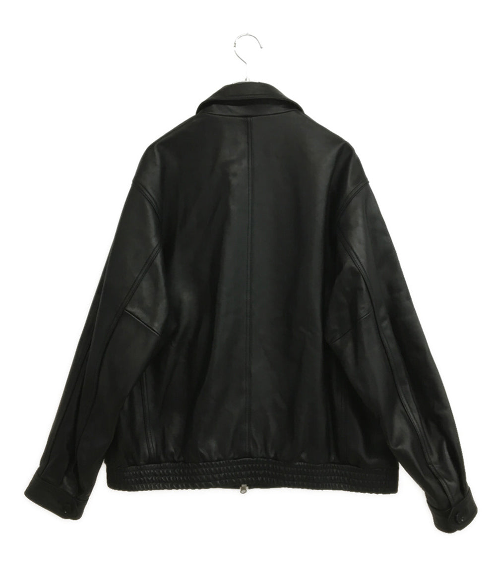 MONKEY TIME シープレザー フライトジャケット ブラック メンズ SIZE XL モンキータイム