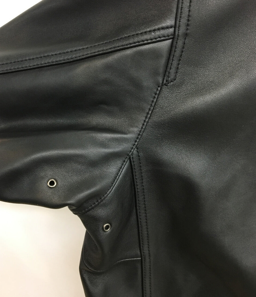 MONKEY TIME シープレザー フライトジャケット ブラック メンズ SIZE XL モンキータイム