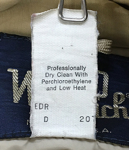 WOOLRICH ダウンジャケット USA製 ベージュ 80s 21032 メンズ SIZE M ウールリッチ