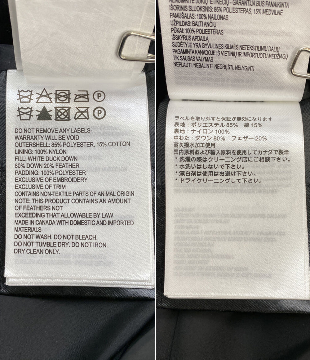 CANADA GOOSE ダウンジャケット WOOLFORD JACKET グレー メンズ SIZE M カナダグース