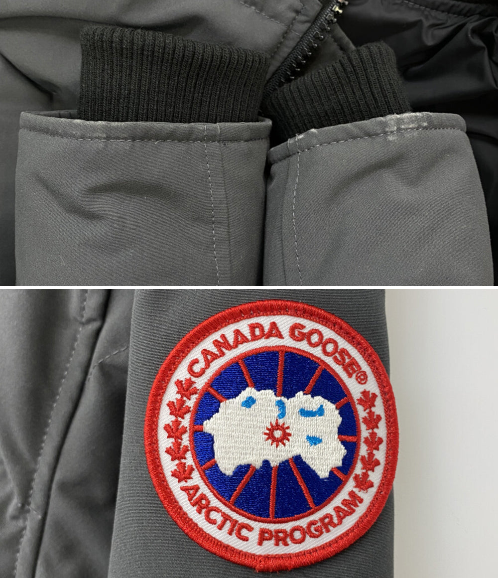 CANADA GOOSE ダウンジャケット WOOLFORD JACKET グレー メンズ SIZE M
