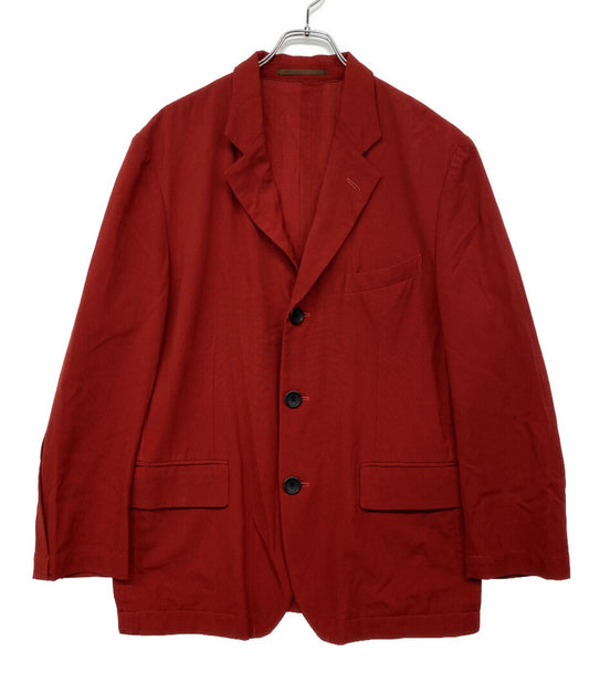 COMME des GARCONS HOMME PLUS 98AW インサイドアウト期 テーラードジャケット レッド PJ-04017 メンズ SIZE M コムデギャルソンオムプリュス