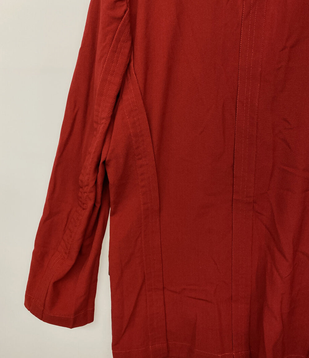 COMME des GARCONS HOMME PLUS 98AW インサイドアウト期 テーラードジャケット レッド PJ-04017 メンズ SIZE M コムデギャルソンオムプリュス