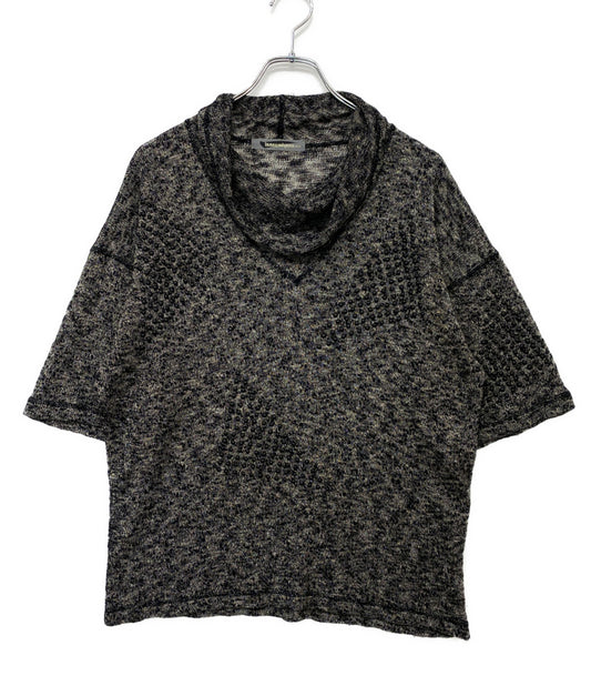 ISSEY MIYAKE MEN ニット 80s 筆タグ 立体加工 半袖ニット メンズ SIZE F イッセイミヤケ メン