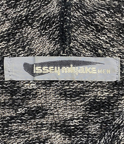 ISSEY MIYAKE MEN ニット 80s 筆タグ 立体加工 半袖ニット メンズ SIZE F イッセイミヤケ メン