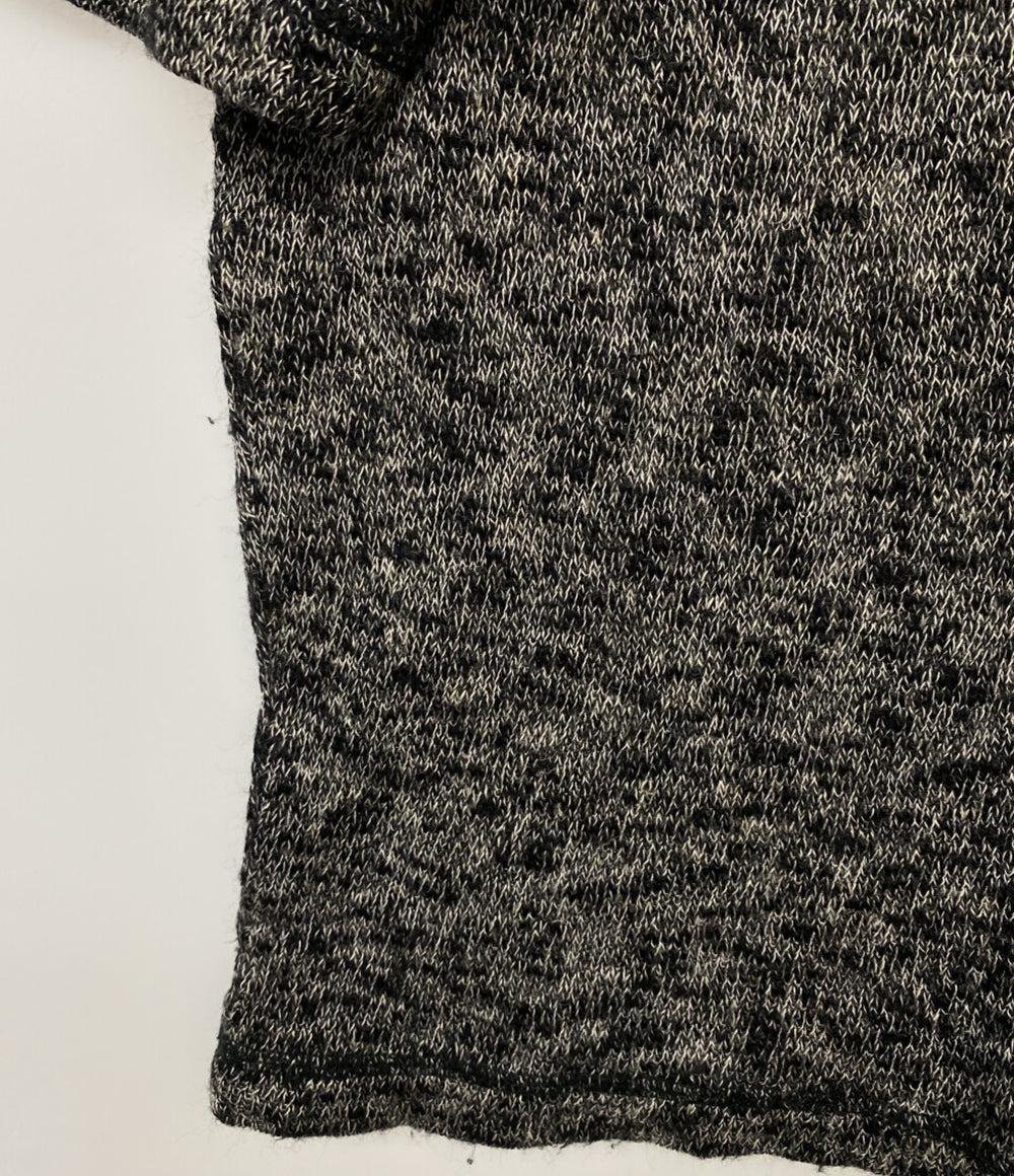 ISSEY MIYAKE MEN ニット 80s 筆タグ 立体加工 半袖ニット メンズ SIZE F イッセイミヤケ メン