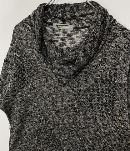 ISSEY MIYAKE MEN ニット 80s 筆タグ 立体加工 半袖ニット メンズ SIZE F イッセイミヤケ メン
