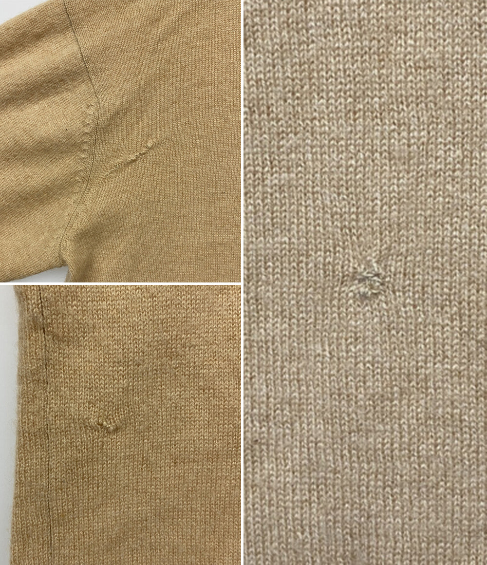 YOHJI YAMAMOTO POUR HOMME ニット 80s 丸ロゴ ベージュ メンズ SIZE M