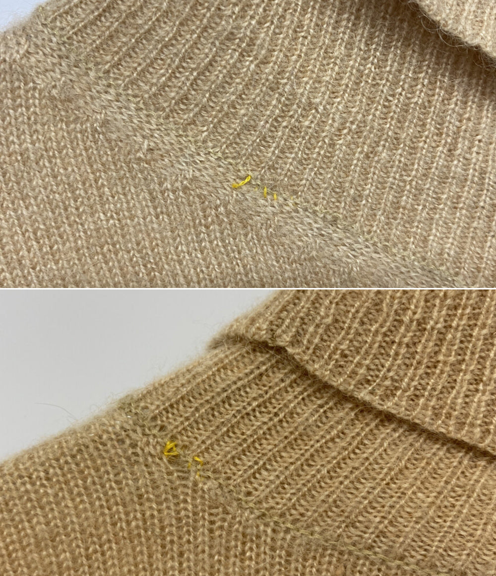 YOHJI YAMAMOTO POUR HOMME ニット 80s 丸ロゴ ベージュ メンズ SIZE M ヨウジヤマモトプールオム