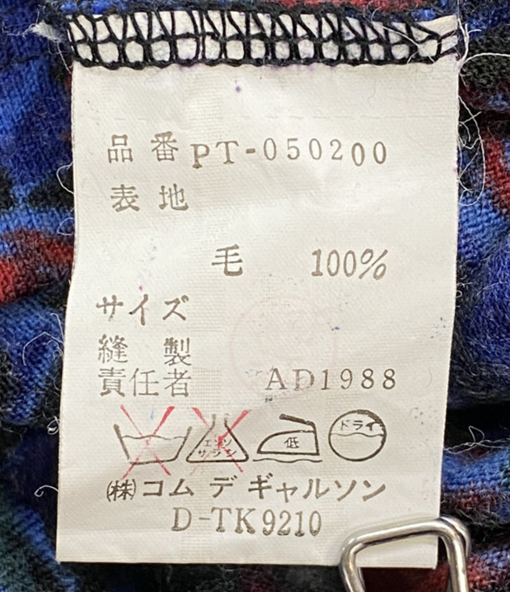 COMME des GARCONS HOMME PLUS 長袖Ｔシャツ 1988AW ハイネック 花柄 PT-050200 メンズ SIZE - コムデギャルソンオムプリュス