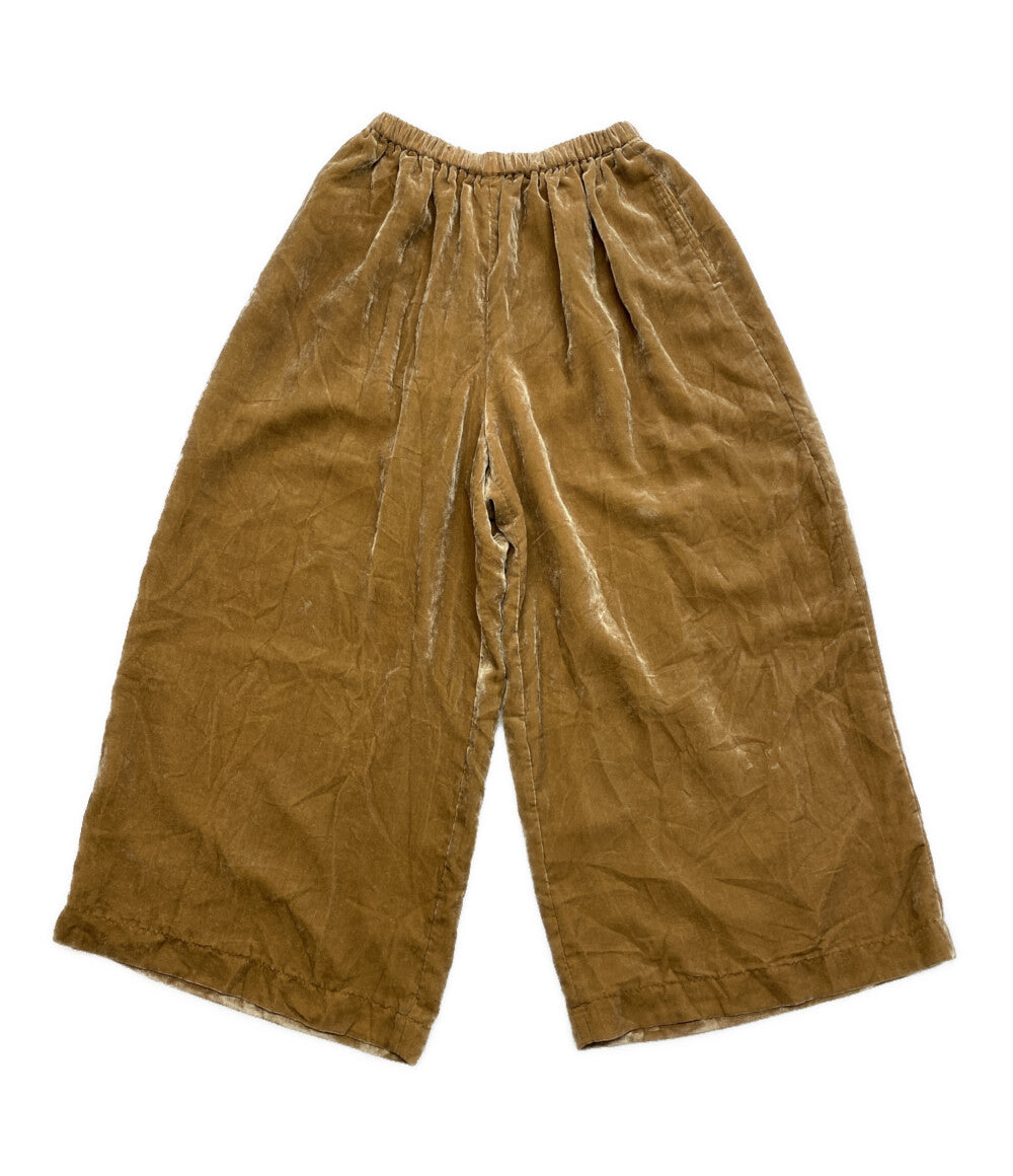 COMME des GARCONS ベロアワイドパンツ ベージュ GP-05012 メンズ SIZE M コムデギャルソン