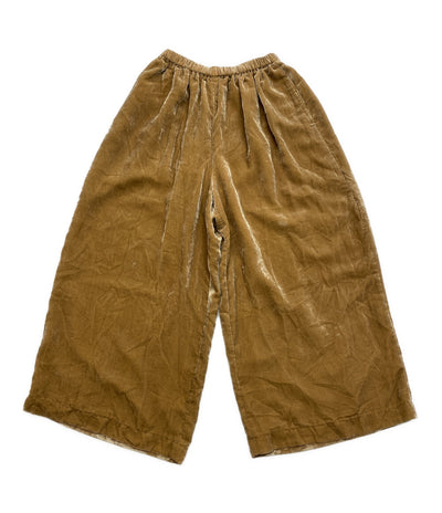 COMME des GARCONS ベロアワイドパンツ ベージュ GP-05012 メンズ SIZE M コムデギャルソン