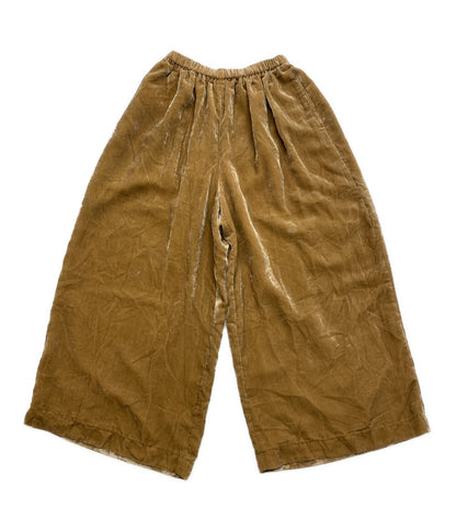 COMME des GARCONS ベロアワイドパンツ ベージュ GP-05012 メンズ SIZE M コムデギャルソン
